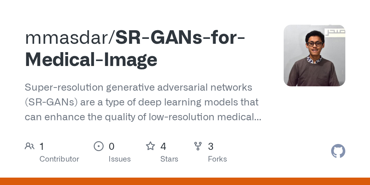 SR-GAN medical image repository preview